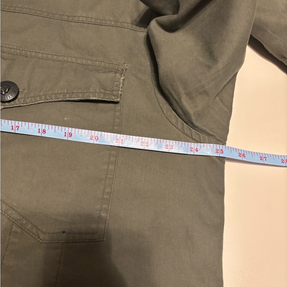 Affliction Men's cross bone military Jacket - Picture 6 of 10